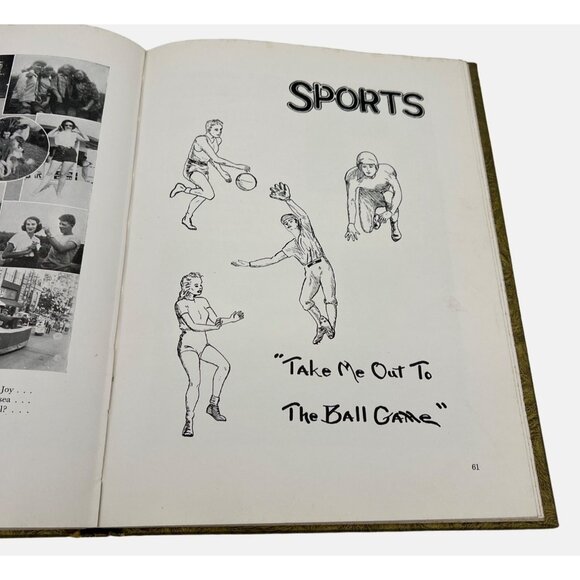 Vintage 1950 The Spider Web Yearbook Concord High School North Carolina - Picture 7 of 9